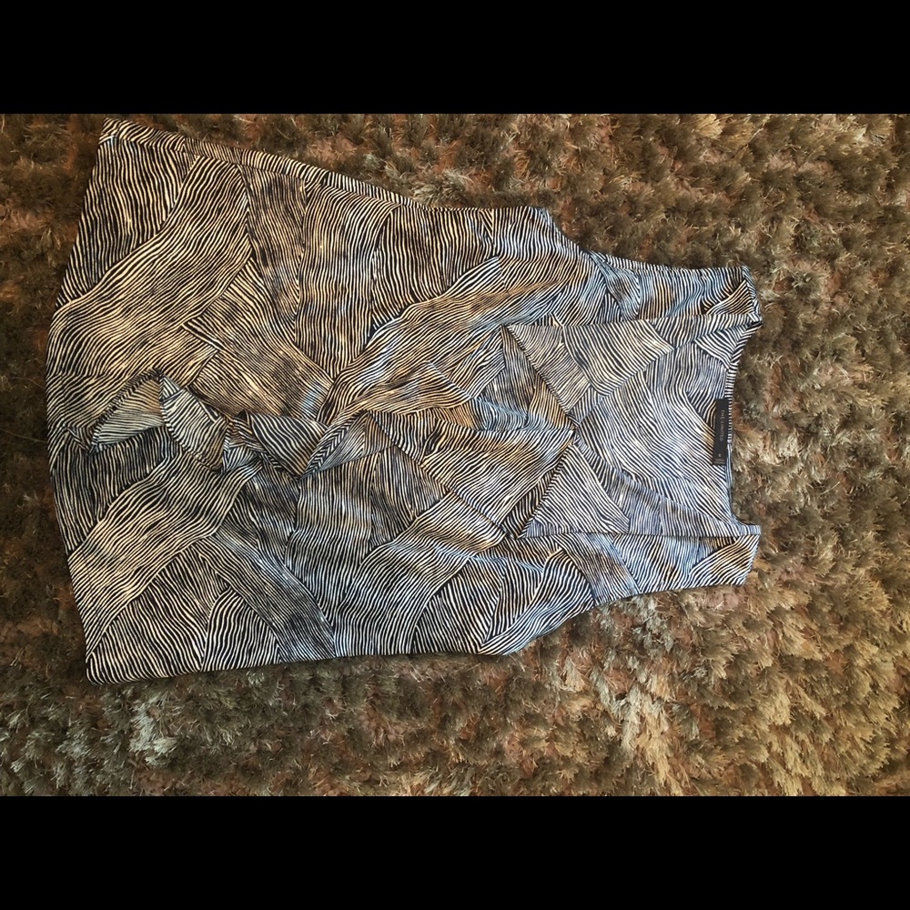 The Limited tank blouse with ruffled front